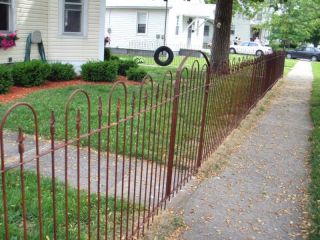 Tall Wrought Iron Fence   Great Fencing w/ Old Look