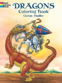 Dragons Coloring Book by Christy Shaffer 2002, Paperback