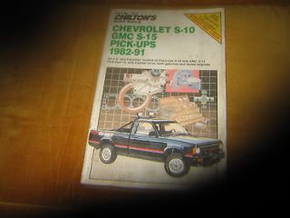 CHILTON 1982  1991 Chevrolet S 10 repair manual