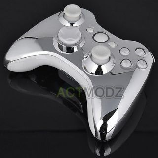 chrome xbox 360 controller shell in Replacement Parts & Tools