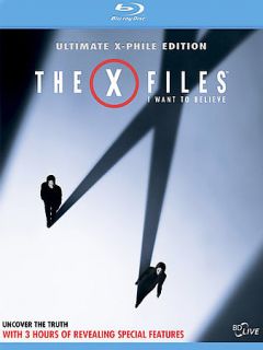 The X Files I Want to Believe Blu ray Disc, 2008, Checkpoint Includes 