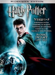 Harry Potter Years 1 5 DVD, 2008, 5 Disc Set, Widescreen