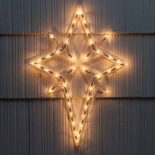 LIGHTED NATIVITY STAR adds to any christmas/nativity scene INDOOR 