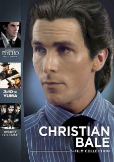 Christian Bale 3 Film Collection American Psycho 3 10 to Yuma Velvet 