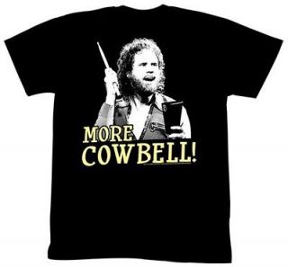 OFFICIAL LICENSED SNL WILL FERRELL MORE COWBELL MENS T SHIRT S 2XL