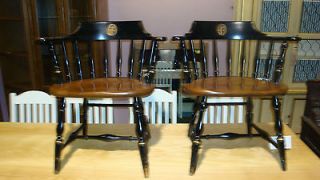   Hitchcock Captain Chairs (2) Equitable Life Insurance New York City