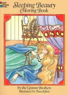 Sleeping Beauty Coloring Book by Wilhelm K. Grimm, Thea Kliros and 