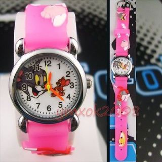Tom and Jerry WATCH 3D Children Watch gift C04