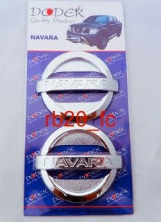 Chrome side LAMPS COVER FOR NISSAN NAVARA D40