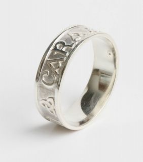  14k White Gold Irish Handcrafted Mo Anam Cara My Soulmate celtic ring