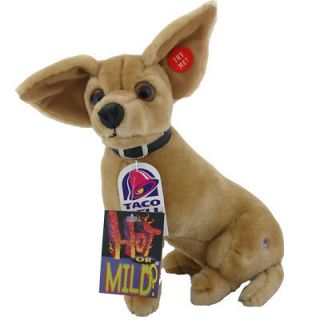   WITH TAGS 11 Authentic Taco Bell Chihuahua Talking Plush Dog Toy CUTE