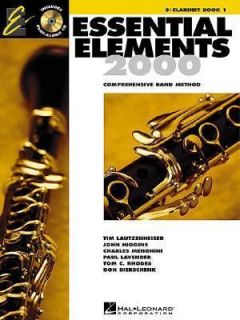 Essential Elements 2000 BB Clarinet Clarinet 1999, CD Paperback