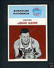 1961 Fleer # 25 John Red Kerr EX++ cond Syracuse Nationals
