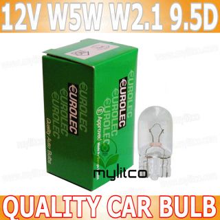 Clear Front Side Light bulb CITROEN C3   12V 5W 501 T10 W5W   Auto 