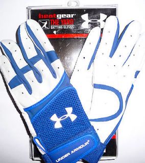   Armour THE YARD Baseball Batting Gloves YOUTH LARGE Black T ball $30