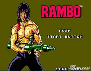 Rambo First Blood Part II Sega Master