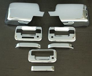 2004 2008 Ford F150 3D Chrome Door Handle Mirror Tailgate Covers 2