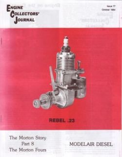 Morton M4 M 42 Modelair Rebel Diesel Engine Collectors Journal 1984 