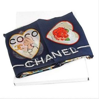 ONLY1 AUTH NEW CHANEL scarf COCO CC shoes Jewelry necklace #5 Patrn 