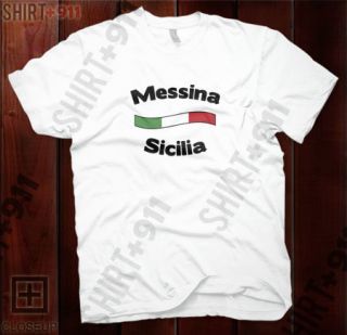 MESSINA SICILIA T Shirt italy sicilian italia 0478