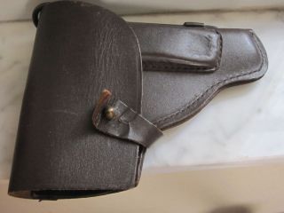   Makarov Brown Leather Holster with Cleaning Rod in Great Condt