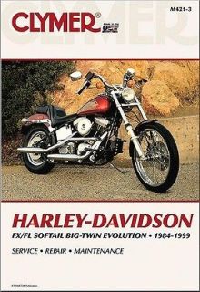 1984 1999 Harley Davidson FL FX Softail CLYMER MANUAL