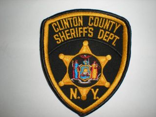 CLINTON COUNTY, NEW YORK SHERIFFS DEPARTMENT PATCH