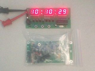 Digit ATMEL based clock kit with Stopwatch + Alarm + Countdown Timer 