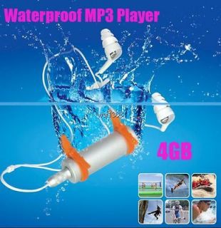 New 4 GB 4GB Waterproof Underwater Sport  Player FM Swimming 