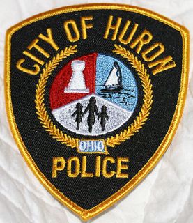 Huron Police Patch, Erie County Sheriff, Sandusky, Ohio OH