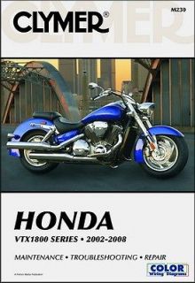 Newly listed 2002 2008 Honda VTX1800 VTX 1800 CLYMER REPAIR MANUAL