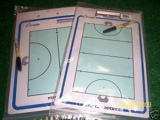   Dry Erase 2 Sided Field Hockey Coaches Coach Play Board w/ Marker