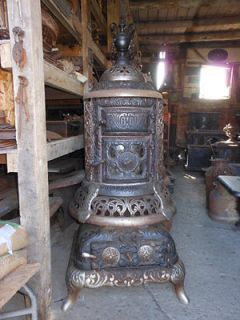 antique wood/coal stove   Oak Andes 616