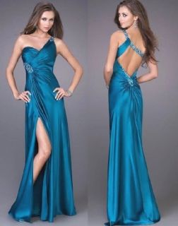   Shoulder Cocktail Formal Homecoming Bridesmaid Prom Dresses Ball Gown