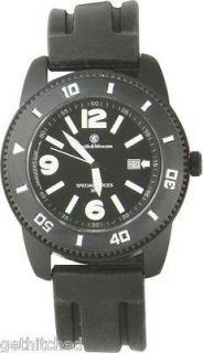 Smith & Wesson Knives Paratrooper Watch Black Face & Finish Stainless 