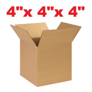 25 4x4x4 Cardboard Packing Mailing Moving Shipping Boxes Corrugated 