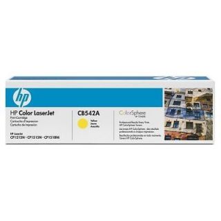 Genuine HP CB542A Yellow Laser Toner Cartridge for Laserjet Printers