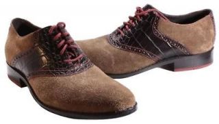 Cole Haan Air Colton Saddle Burnt Sugar Oxfords MENS Shoes size Medium 