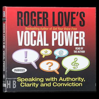   Roger Love Public Speaking Voice Training 6 CDs Nightingale Conant