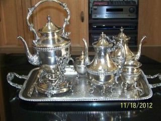 silver coffee sets in Antiques