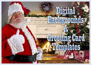 CHRISTMAS DIGITAL BACKGROUNDS. USE W/ANY VERSION OF PHOTOSHOP ELEMENTS 