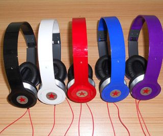   Wired Fold Stereo Headphones Headset For DJ PSP  MP4 PC Five colors
