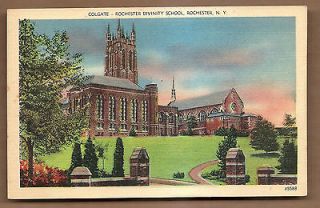 Postcard Colgate Rochester Divinity School New York