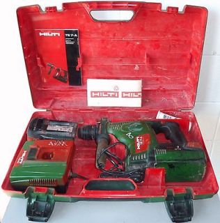   7A Rotary Hammer Drill Cordless 36V / Etra Battery With Bits & Case