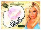 COLLEEN SHANNON KISS AUTOGRAPH BENCHWARMER GOLD 07