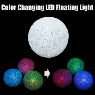   Pool Decoration Crystal Ball Color Change water Floating LED Light