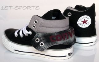 NEW KIDS BOYS CONVERSE CT AS PC2 MID BLACK SHOES, TRAINERS