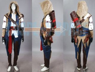 The Assassins Creed 3 III◆Connor Kenway outfit◆Cosplay Costume w 