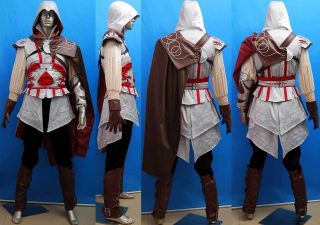 Assassins Creed II 2 costume Ezio costume Ezio hoodie Carnival 