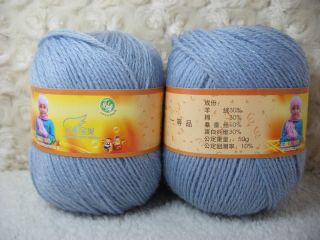 50g Skeins Cashmere Cotton Silk Soy Baby Knitting Yarn Lot;;DK 